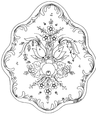 Pattern for Bavarian Jewelry/Keyholder